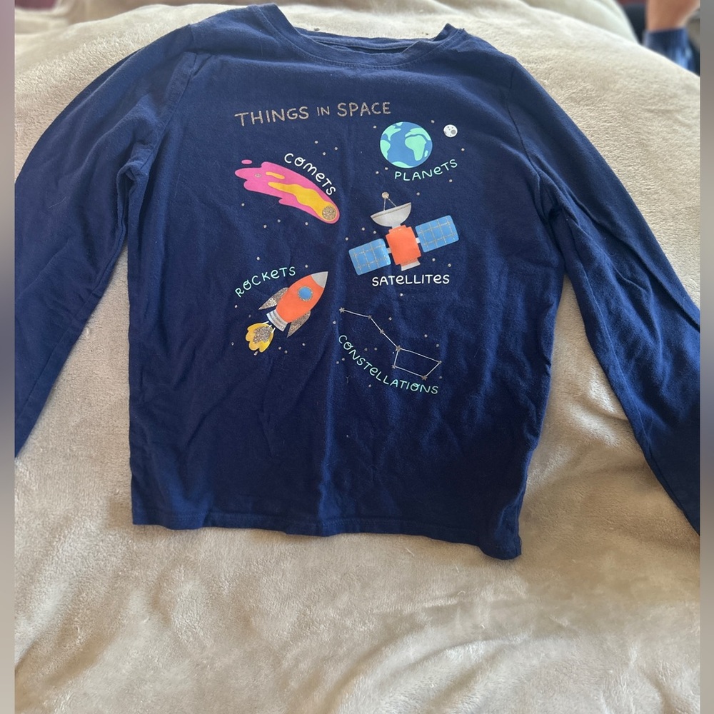 Cat & Jack Girls Space Theme T-shirt